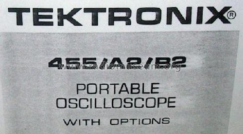 Dual-Trace Portable Oscilloscope 455; Tektronix; Portland, (ID = 1218740) Equipment