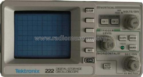 Oscilloscope 222; Tektronix; Portland, (ID = 485539) Equipment