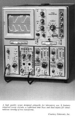 150 MHz Oscilloscope 7704; Tektronix; Portland, (ID = 1141616) Equipment
