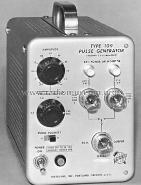 Pulse Generator 109; Tektronix; Portland, (ID = 1264683) Equipment