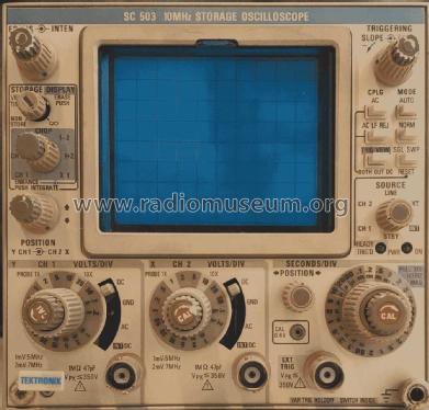 10MHz Storage Oscilloscope SC 503; Tektronix; Portland, (ID = 2962184) Ausrüstung