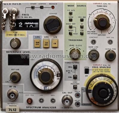 Spectrum Analyzer 7L12; Tektronix; Portland, (ID = 2288091) Equipment