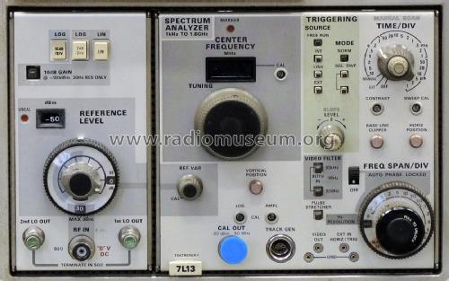 Spectrum Analyzer 7L13; Tektronix; Portland, (ID = 2222938) Equipment