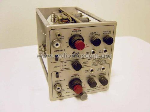 Type CA Plug-In-Unit C-A; Tektronix; Portland, (ID = 167706) Equipment