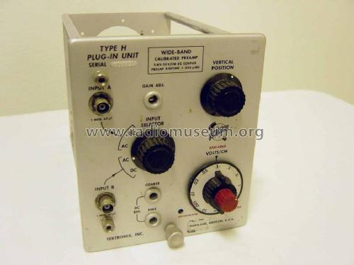 Type H Plug-In-Unit 53/54H; Tektronix; Portland, (ID = 167457) Ausrüstung