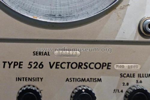 Vectorscope 526 MOD-158M; Tektronix; Portland, (ID = 1939374) Equipment