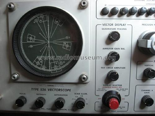Vectorscope 526 MOD-158M; Tektronix; Portland, (ID = 716595) Equipment