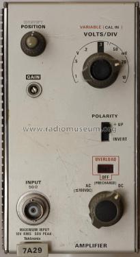 Vertical amplifier plug-in 7A29; Tektronix; Portland, (ID = 2289157) Equipment