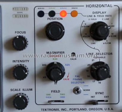 Waveform Monitor RM529-188D; Tektronix; Portland, (ID = 603052) Equipment