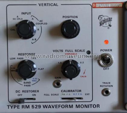 Waveform Monitor RM529-188D; Tektronix; Portland, (ID = 603053) Ausrüstung