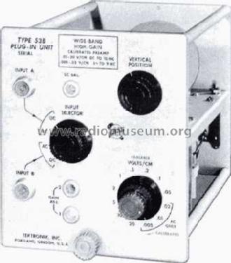 Wide-Band High-Gain Plug-In Amp. 53B; Tektronix; Portland, (ID = 662668) Equipment