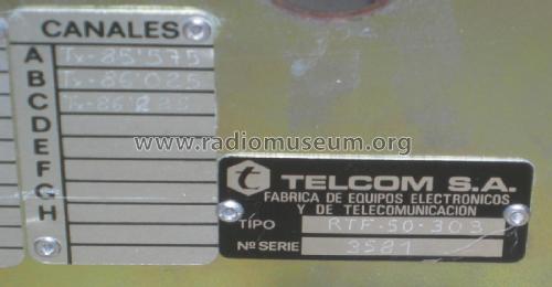 Repetidor/base de VHF RTF-50-303; Telcom S.A.; (ID = 2266129) Commercial TRX