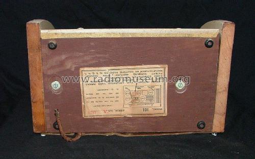 101 Ch= A early; Tele-Tone Radio Corp (ID = 1754530) Radio