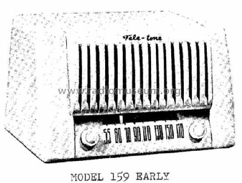 159 Ch= AA; Tele-Tone Radio Corp (ID = 365345) Radio