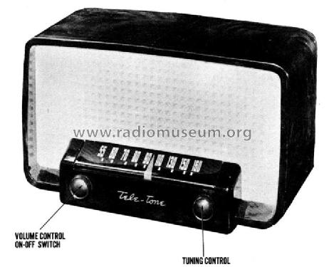 201 Ch= AX; Tele-Tone Radio Corp (ID = 579536) Radio