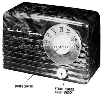 205 Ch= BD; Tele-Tone Radio Corp (ID = 579541) Radio