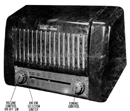 206 Ch= BJ; Tele-Tone Radio Corp (ID = 579551) Radio
