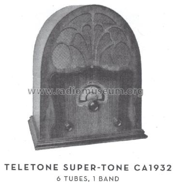 Super-Tone ; Teletone Corp. of (ID = 1562003) Radio