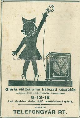 Gloria ; Telefongyar, Terta (ID = 1465181) Radio