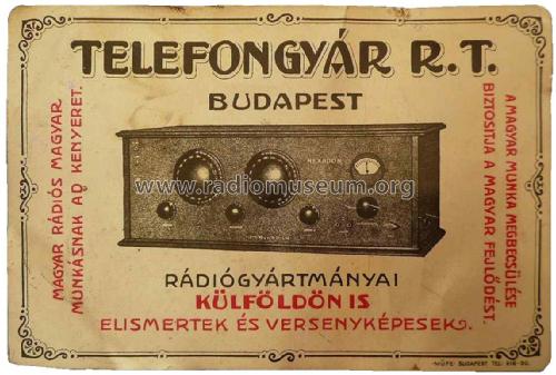 Hexadon ; Telefongyar, Terta (ID = 2212759) Radio