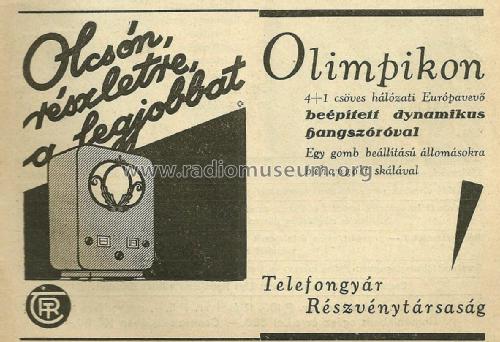 Olimpikon ; Telefongyar, Terta (ID = 1815837) Radio