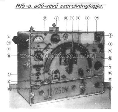 Tank Transmitter & Receiver R-5/A; Telefongyar, Terta (ID = 905365) Mil TRX