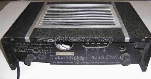 1345GWK ; Telefunken (ID = 307546) Radio