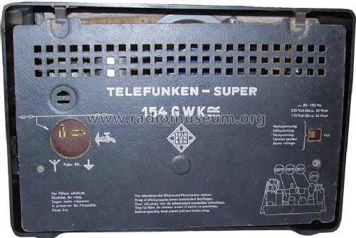 154GWK ; Telefunken (ID = 443501) Radio