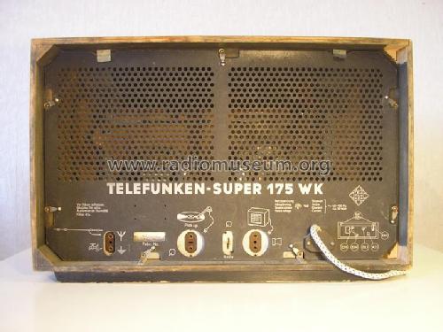 175WK ; Telefunken (ID = 998639) Radio
