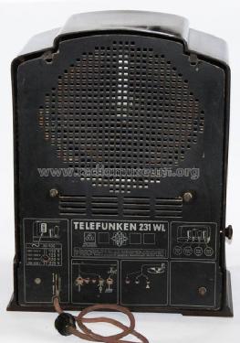 231WL ; Telefunken (ID = 618966) Radio