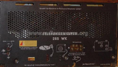 265WK ; Telefunken (ID = 85927) Radio