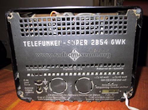 2B54GWK; Telefunken (ID = 170241) Radio