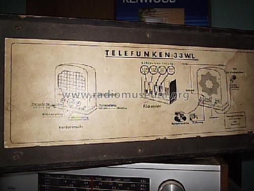 33WL T33WL ; Telefunken (ID = 372265) Radio