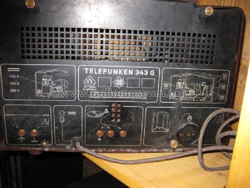 343G ; Telefunken (ID = 1518498) Radio