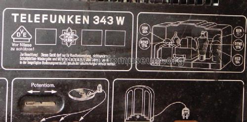 343W ; Telefunken (ID = 50250) Radio