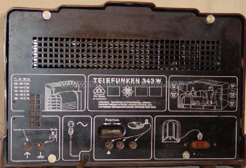 343W ; Telefunken (ID = 50251) Radio