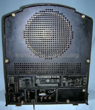 343WL ; Telefunken (ID = 586716) Radio