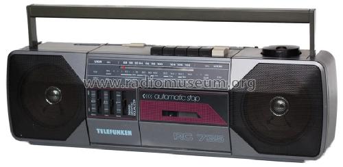 3 Band Stereo Radio Recorder RC 735; Telefunken (ID = 1076891) Radio
