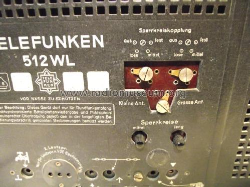 512WL ; Telefunken (ID = 1748607) Radio