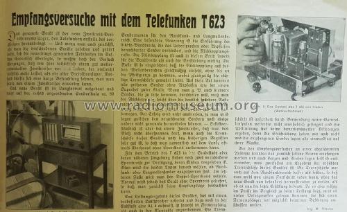 623W ; Telefunken (ID = 2133232) Radio