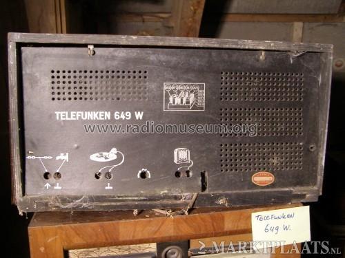 649W ; Telefunken (ID = 500670) Radio