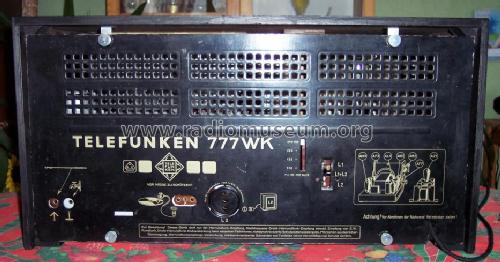 777WK ; Telefunken (ID = 539543) Radio