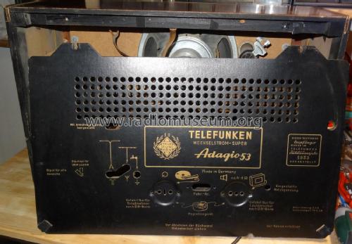 Adagio 53W; Telefunken (ID = 1967913) Radio
