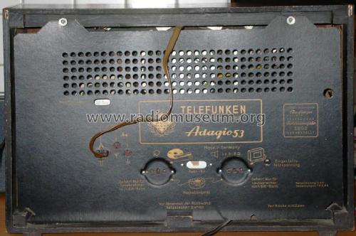 Adagio 53W; Telefunken (ID = 31261) Radio