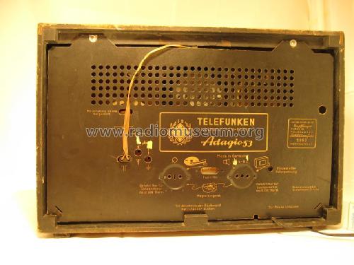 Adagio 53W; Telefunken (ID = 698300) Radio