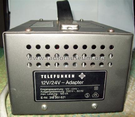 Adapter 12V / 24V E-Nr. 318 951 621; Telefunken (ID = 1237120) Fuente-Al