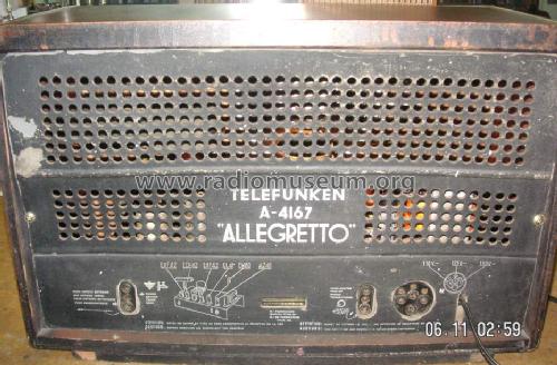 Allegretto A-4167 ; Telefunken (ID = 1025947) Radio