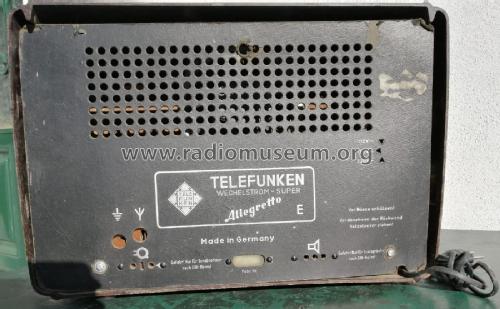 Allegretto LMKUK; Telefunken (ID = 2601574) Radio