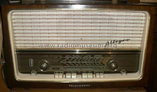 Allegro 1063; Telefunken (ID = 1630177) Radio