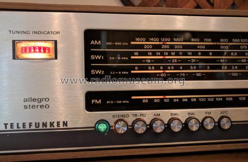 Allegro 205; Telefunken (ID = 2203210) Radio